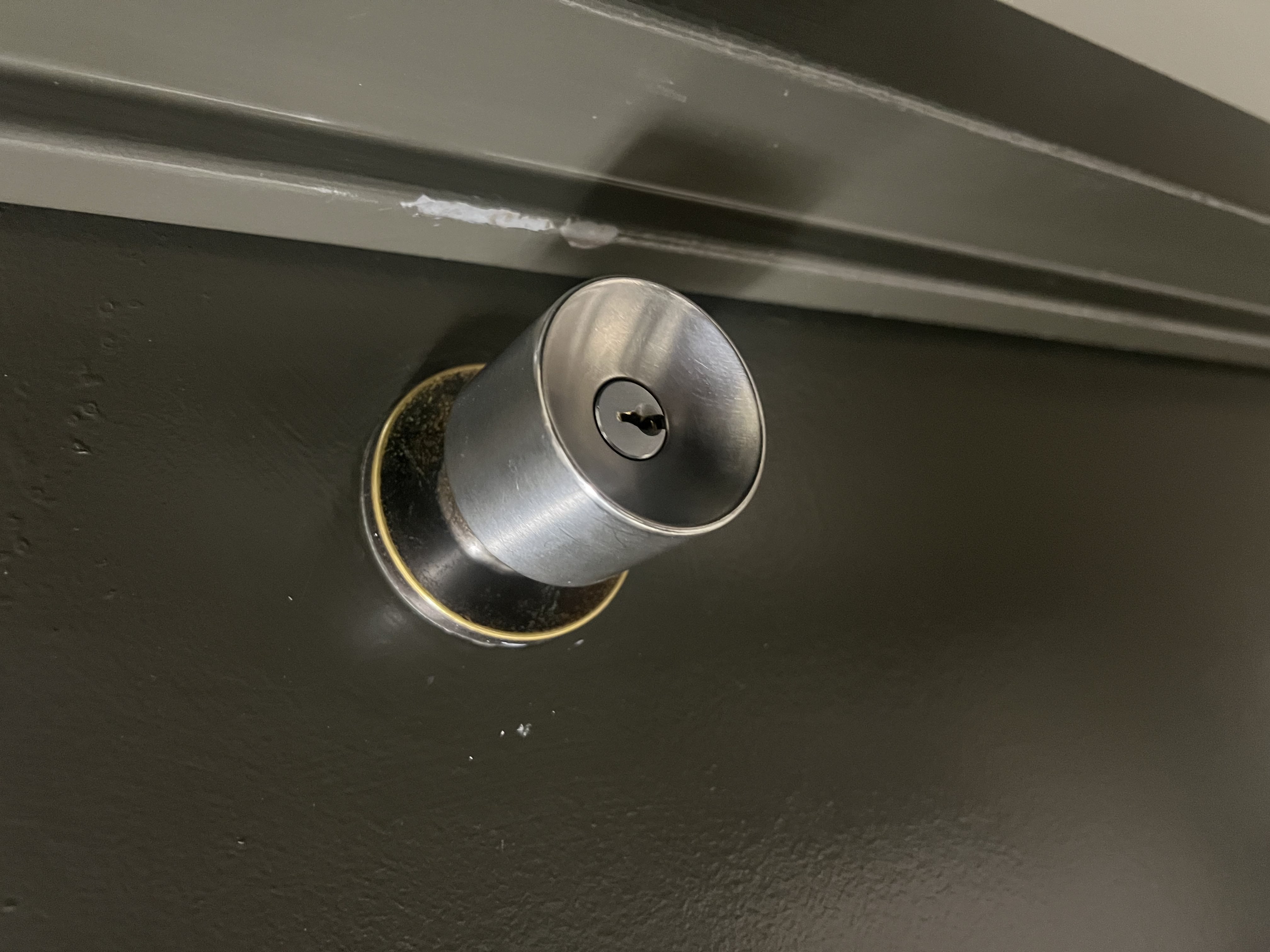 This is the sound for a door knob at Sheridan